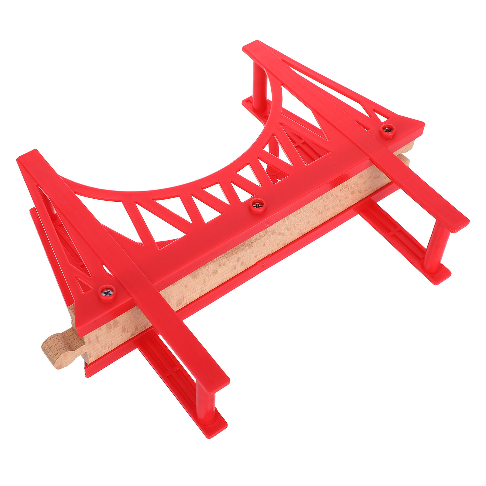 Toy Train Track Set - Wooden Train Track Bridge Detachable Expansion