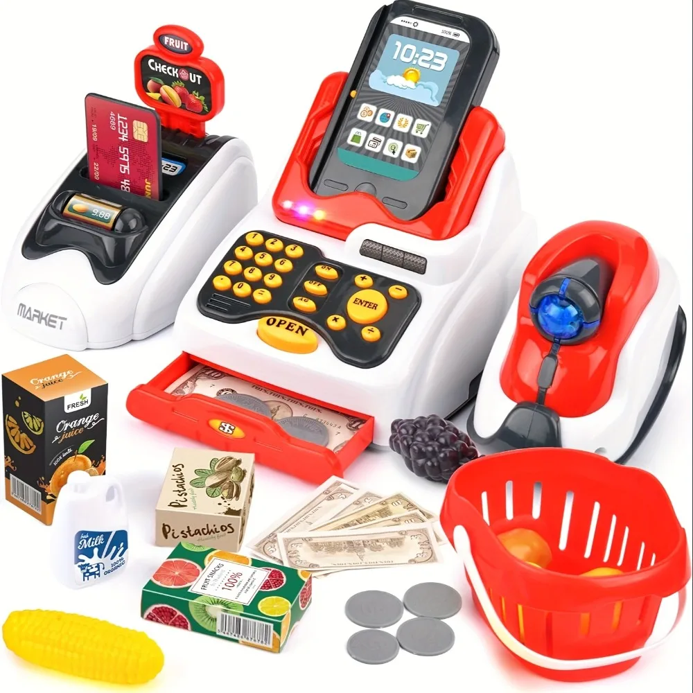 Toy Cash Register - 33PCS Toy Cash Register for Kids