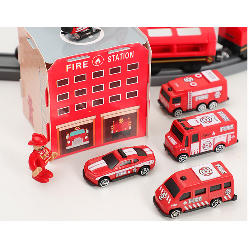 DIY Red Plastic Train Track Se - Toy Train Track Set 评论和价格