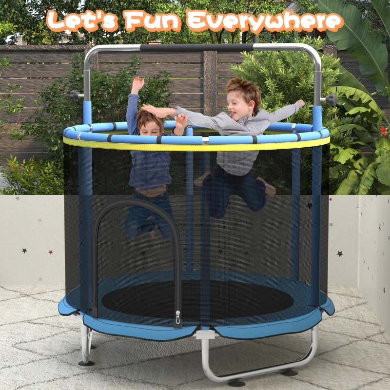 5FT Toddler Trampoline 8-in-1  - Trampoline Mini Indoor 评论和价格