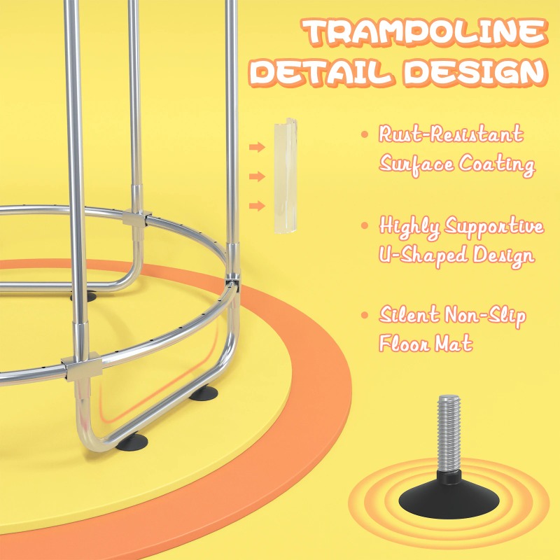 5FT Toddler Trampoline 8-in-1  - Trampoline Mini Indoor 评论和价格