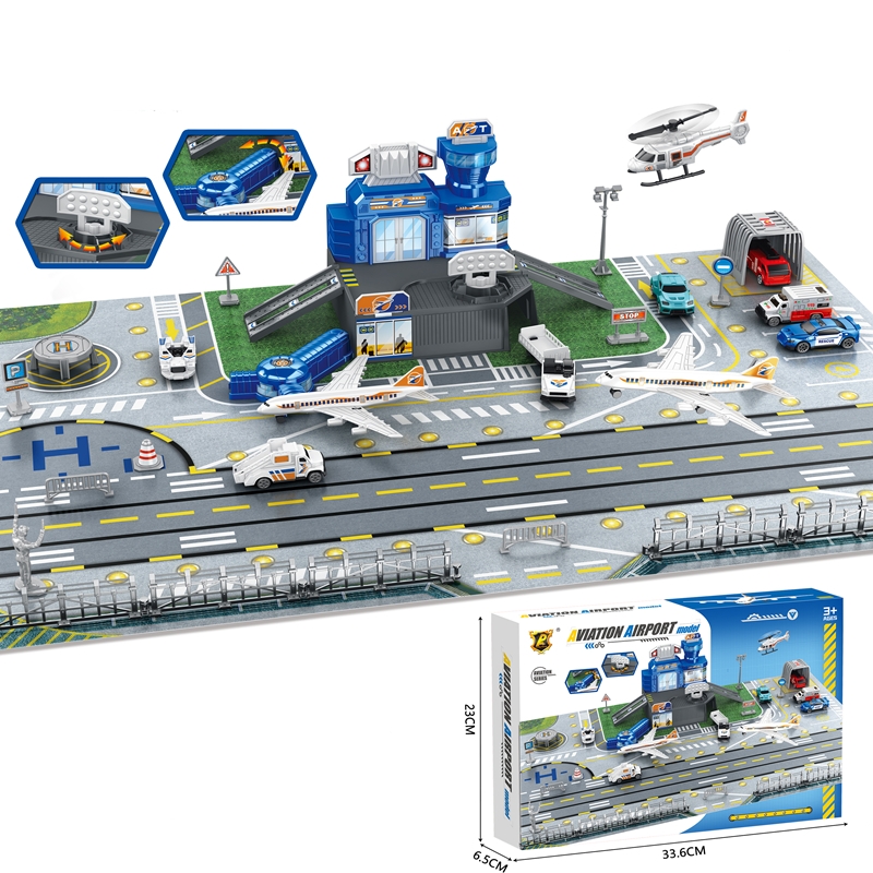 Children's Airport Scene Toy S - Sandbox Play Set 评论和价格