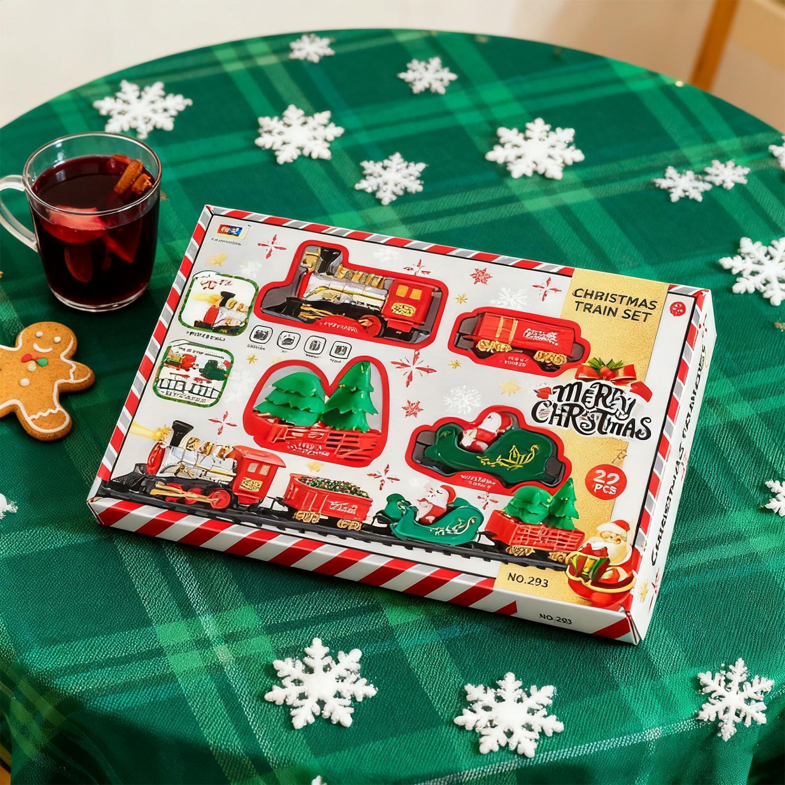 Christmas Train With Light And - Toy Train Track Set 评论和价格