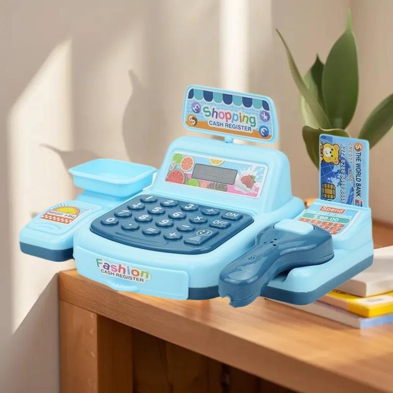 1Set Supermarket Cashier Elect - Toy Cash Register 评论和价格