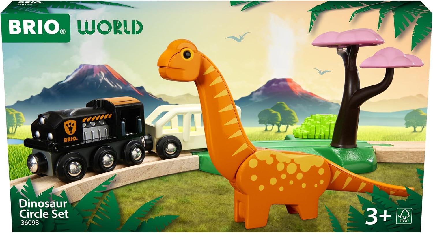 12-Piece Dinosaur Train Circle - Toy Train Track Set 评论和价格