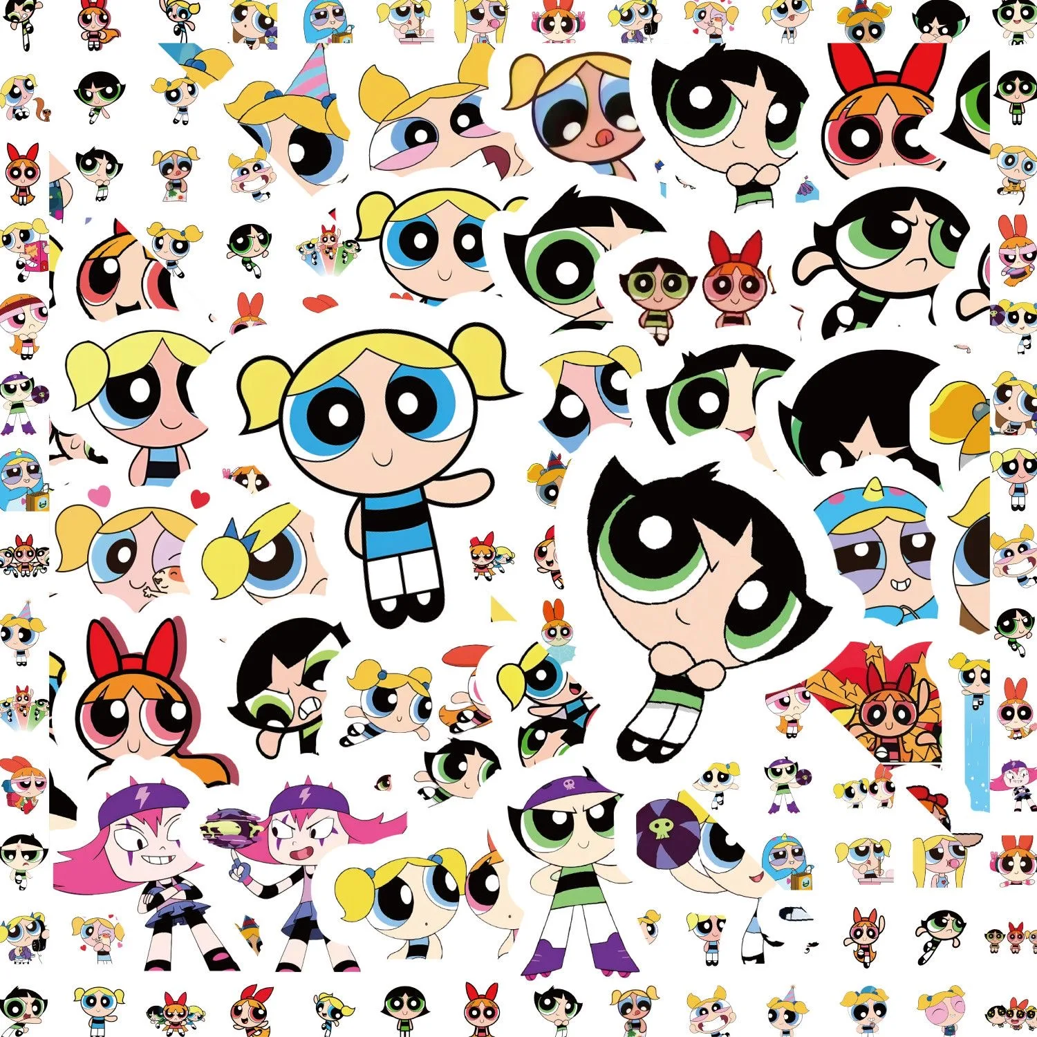 100pcs Powerpuff Girls Sticker - Kids Toys Bag 评论和价格
