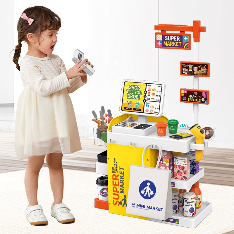 Kids Mini Supermarket Checkout - Toy Cash Register 评论和价格