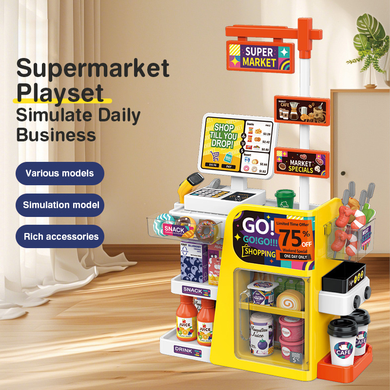 Kids Mini Supermarket Checkout - Toy Cash Register 评论和价格