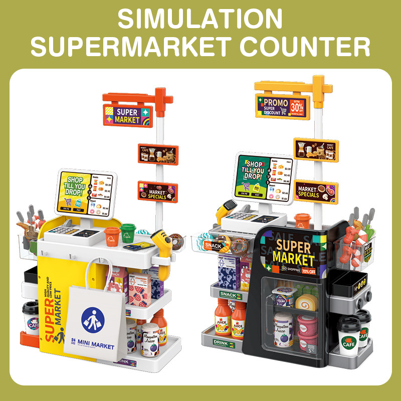 Kids Mini Supermarket Checkout - Toy Cash Register 评论和价格