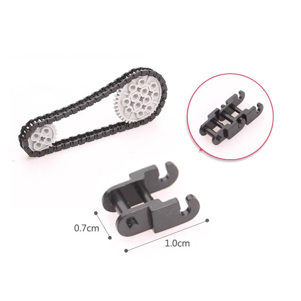 100PCS Technical Parts Link Ch - Toy Train Track Set 评论和价格