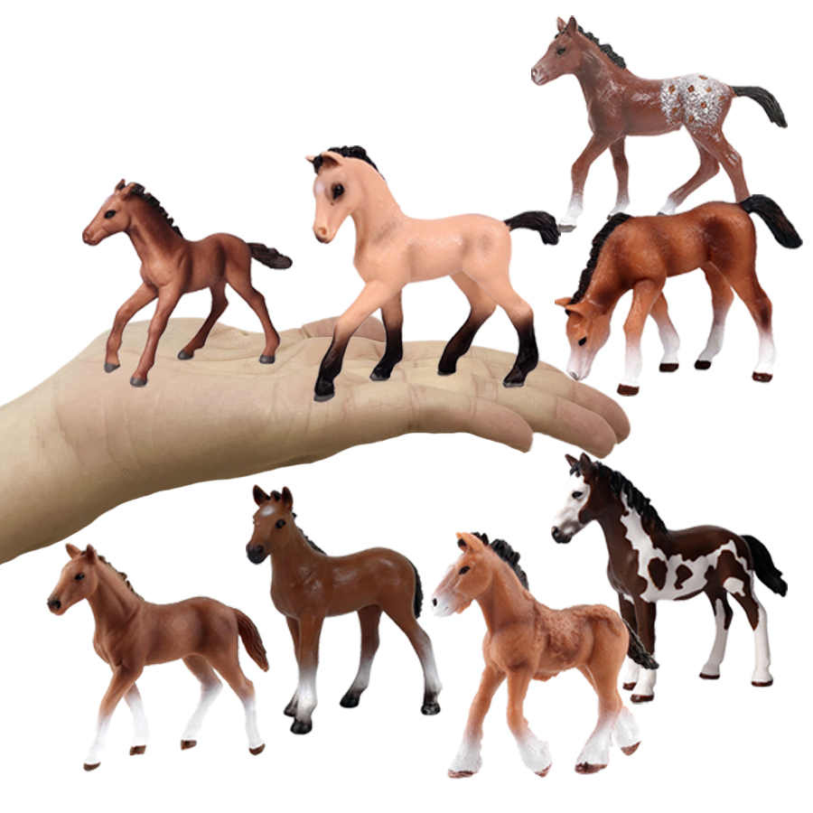 Horse Figurine Farm Animals Po - Kids Toys Horse 评论和价格
