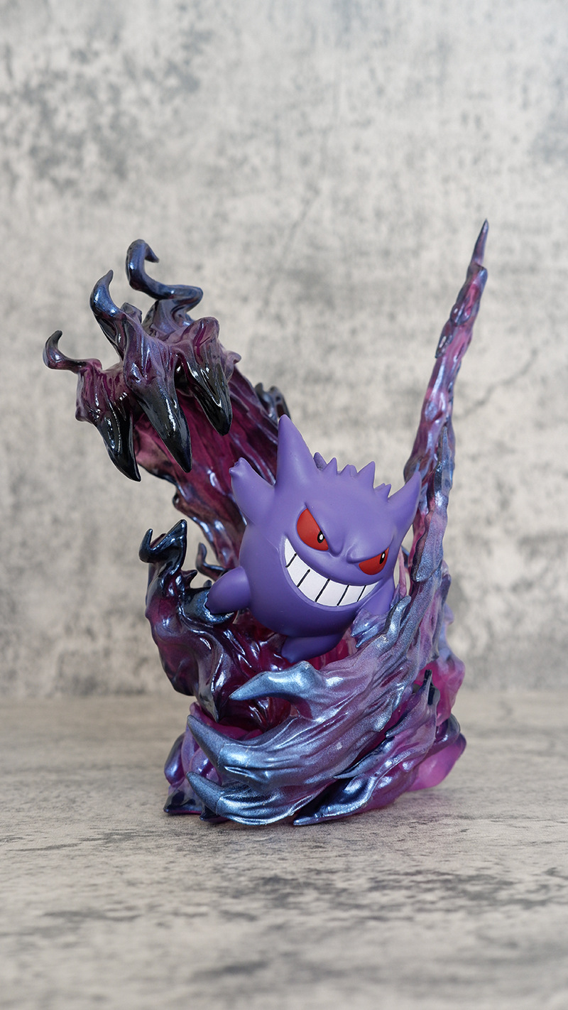 19cm Anime Pokemon Gengar Batt - Kids Toys Latest 评论和价格