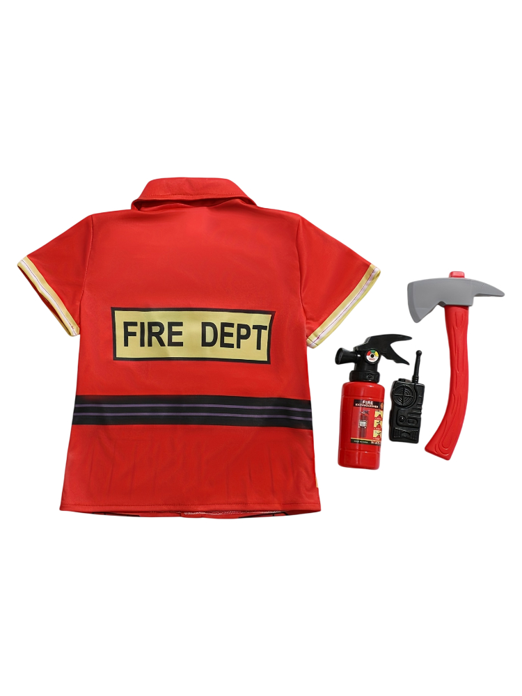 Kids Firefighter Style Shirt w - Sandbox Play Set 评论和价格