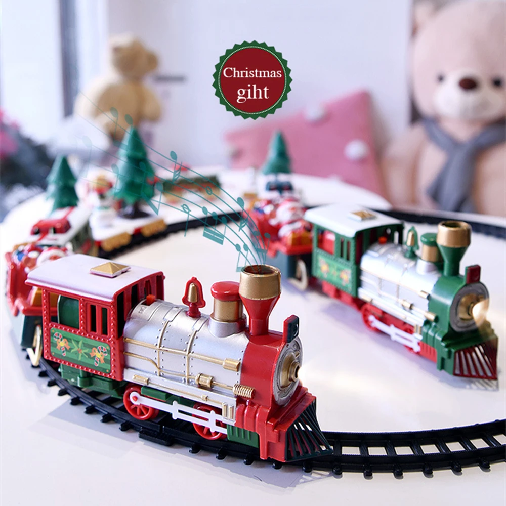 Christmas Train Set Festive Mi - Toy Train Track Set 评论和价格