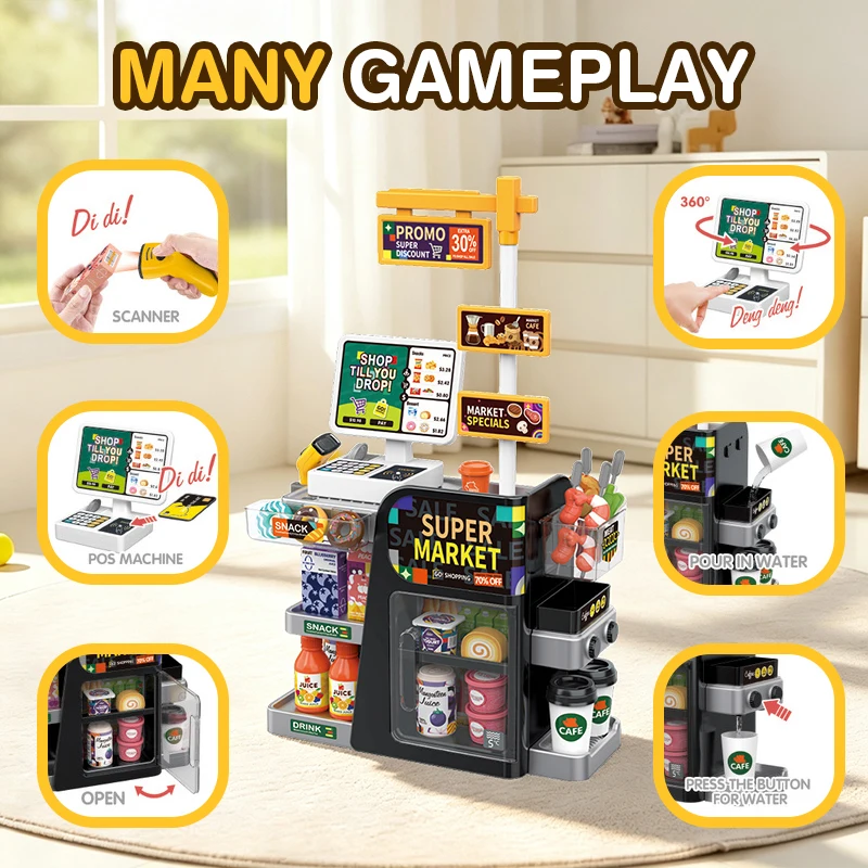 Simulation Mini Scanning Cash  - Toy Cash Register 评论和价格
