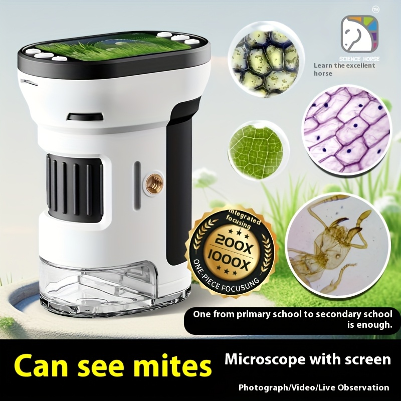 Kids Microscope Biological Kit - Kids Toys Horse 评论和价格