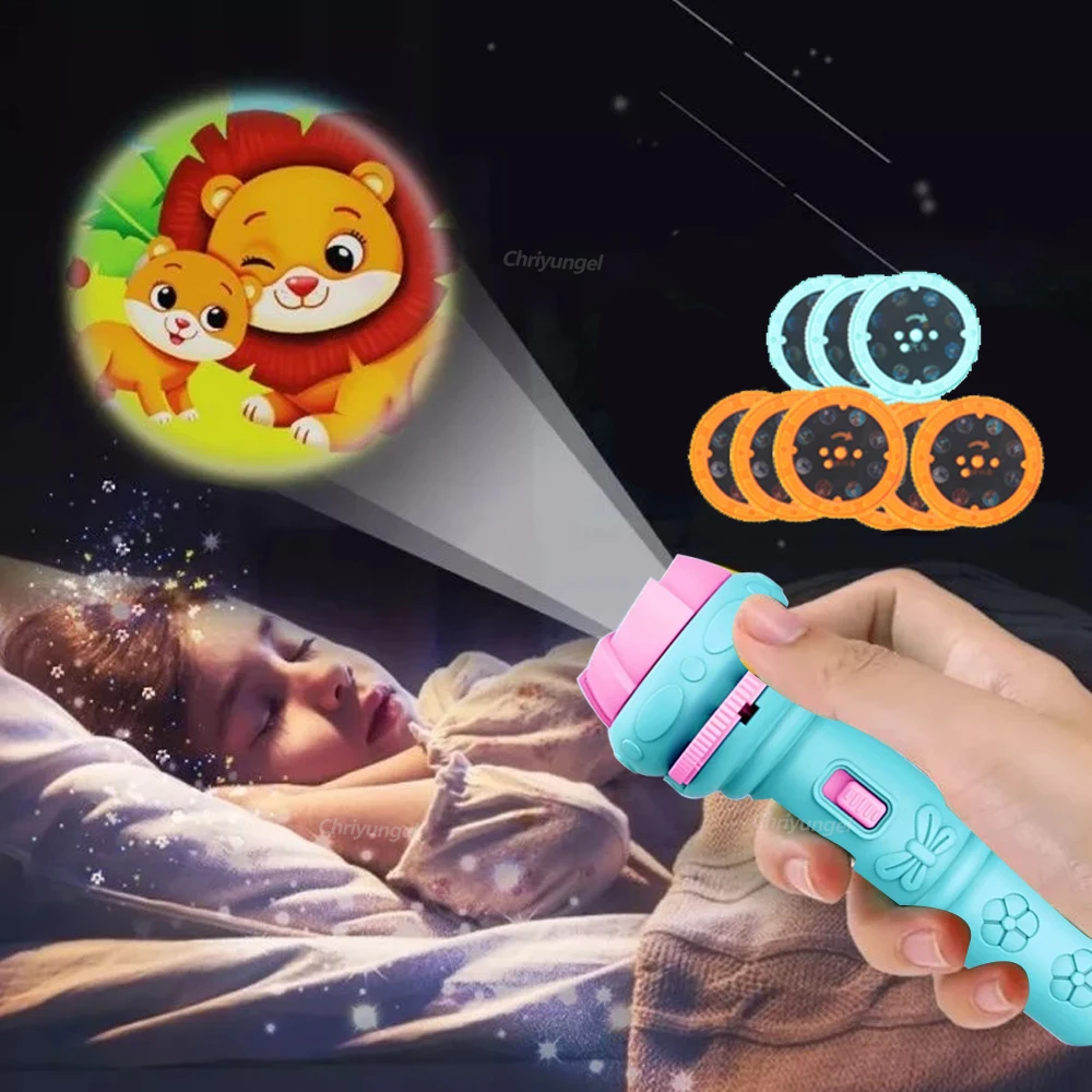 Kids Projector Flashlight with - Kids Toys Cartoon Images 评论和价格