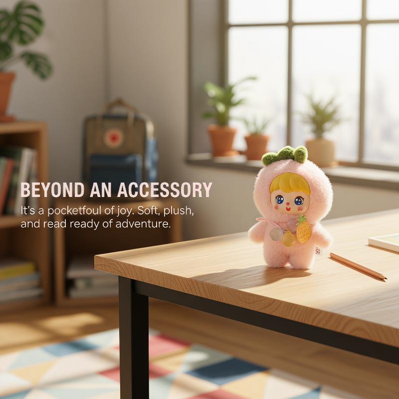 Cute Fruit Plush Doll Keychain - Kids Toys Bag 评论和价格