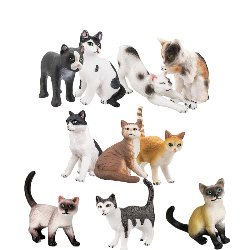 Cat Model Toys Farm Animals Mi - Sandbox Play Set 评论和价格