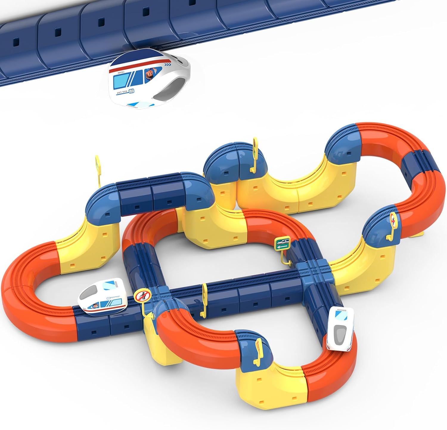 3D Magic Flexible Race Tracks  - Toy Train Track Set 评论和价格