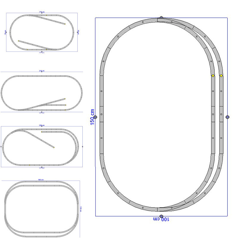 PIKO HO 1/87 Scale Track Set V - Toy Train Track Set 评论和价格