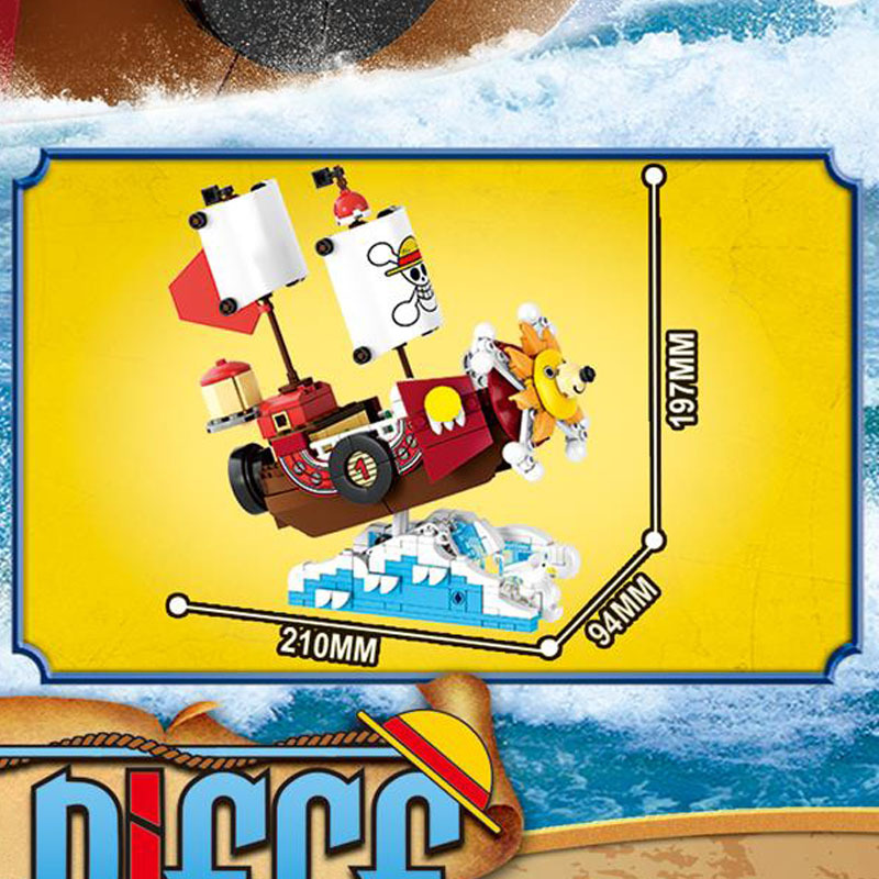 In Stock One Piece Pirate Ship - Sandbox Play Set 评论和价格