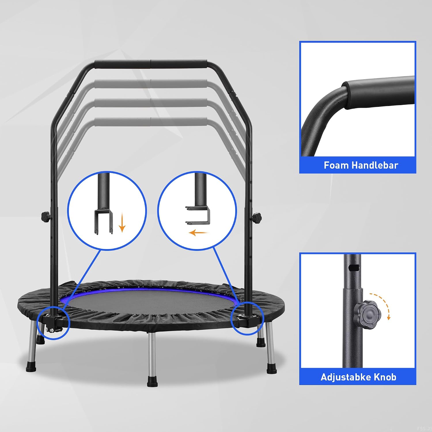 40-48in Mini Trampoline Reboun - Trampoline Mini Indoor 评论和价格