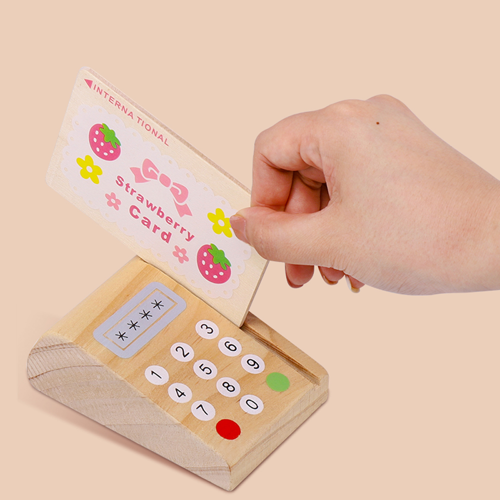 Wooden cash register Toys Chil - Toy Cash Register 评论和价格