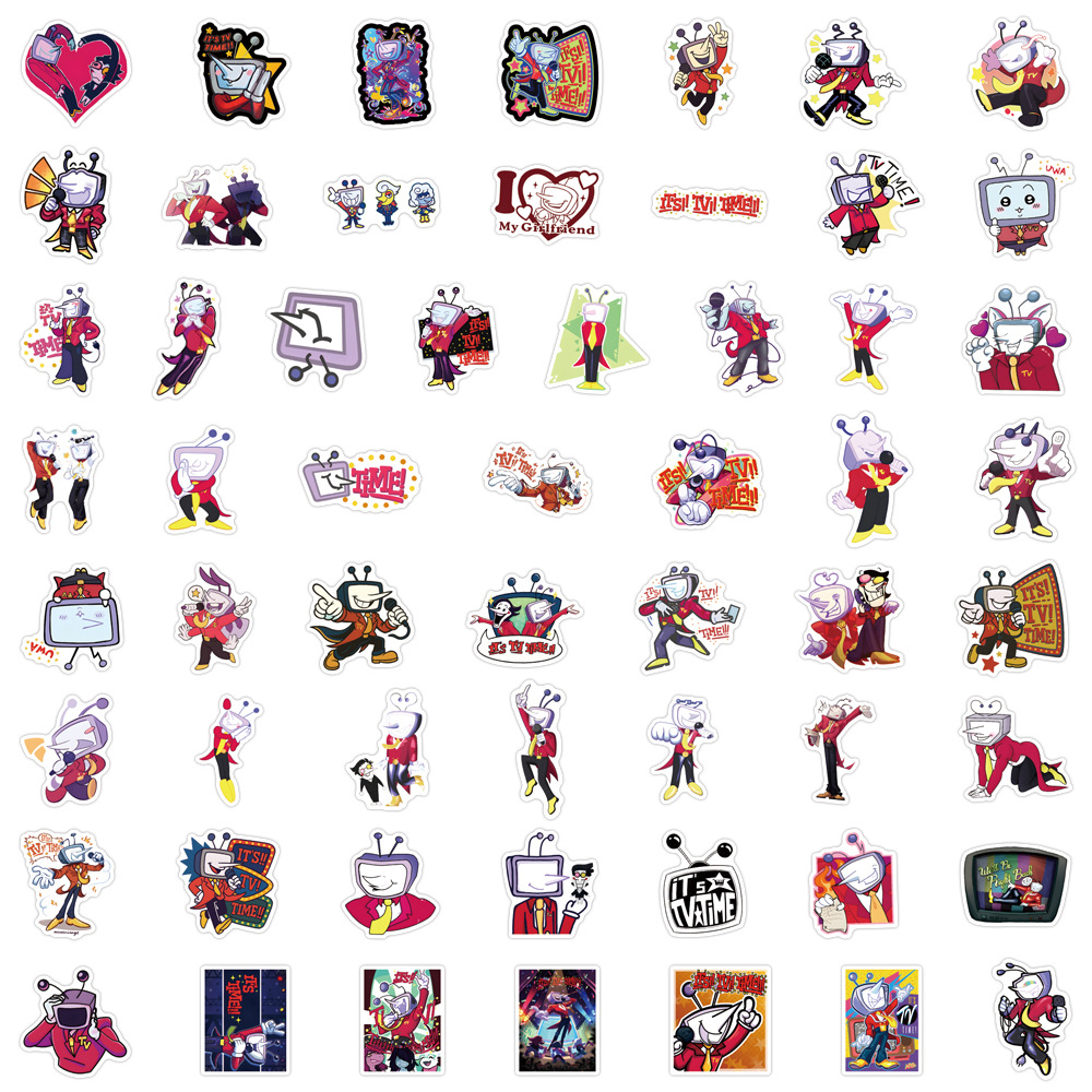 55PCS DELTARUNE Tenna Stickers - Kids Toys Cartoon Images 评论和价格