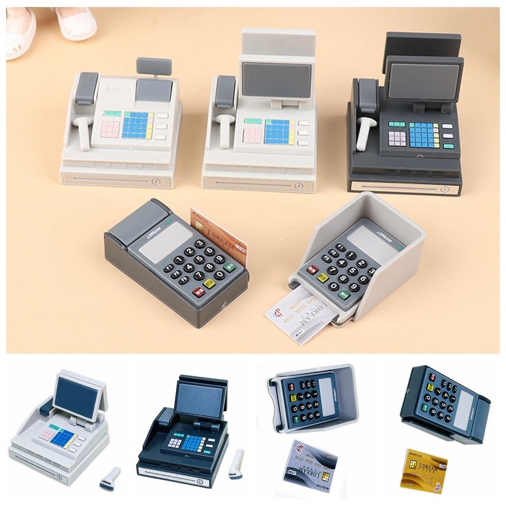 DIY Dollhouse POS Machine Play - Toy Cash Register 评论和价格